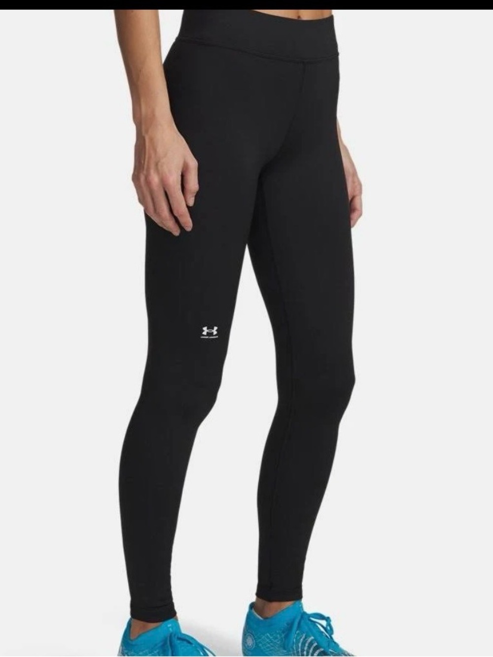 Under Armour Black high waisted Athletic Leggings side pockets